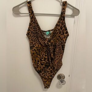 Farm Rio Leopard Bodysuit